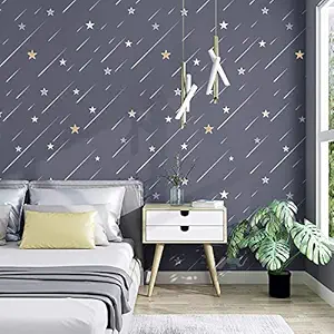 Anna Creations Self Adhesive Removable Peel and Stick Wallpaper 45 x 305 cm (Stars)