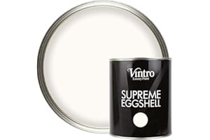Vintro Paint | Satin Furniture Paint | Off-White | Wood | Trim | Metal | Eggshell Finish | 1 Litre (Nymph)