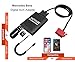 Produktbild Mercedes Benz iPhone Stereo Aux Adapter, KFZ Digital Audio-Eingang Interface mit SD-Karte, iPod MP3 USB, 3,5 mm AUX IN, Lighnting Musik Player für Mercedes Benz alle Modell 1994-1998 (M06-MB)