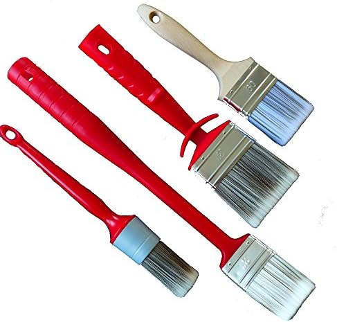 Rotix Ring brush Radiator Brush Flat Paintbrush for Water Soluble 4-Part Paintbrush. -
