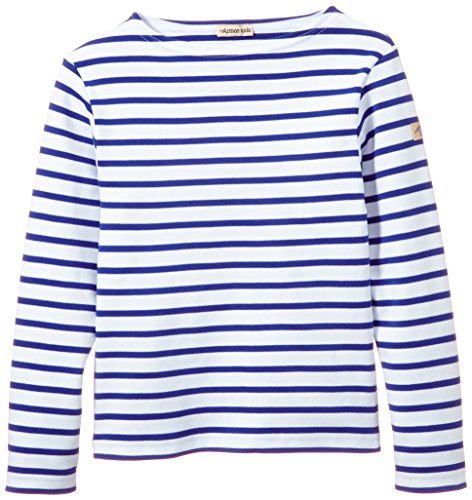 Armor Lux Unisex Baby K1866  Striped T-Shirt -  blue - 3 Years
