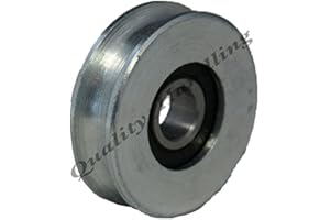 PARNELLS Cancello Scorrevole puleggia Ruota 40 Millimetri Ruota in Acciaio scanalatura Rotonda con Cuscinetto R U