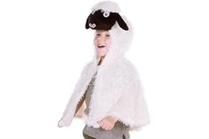 PRETEND TO BEE Sheep Cape Fancy Dress Costume for Kids, 3-7 Years