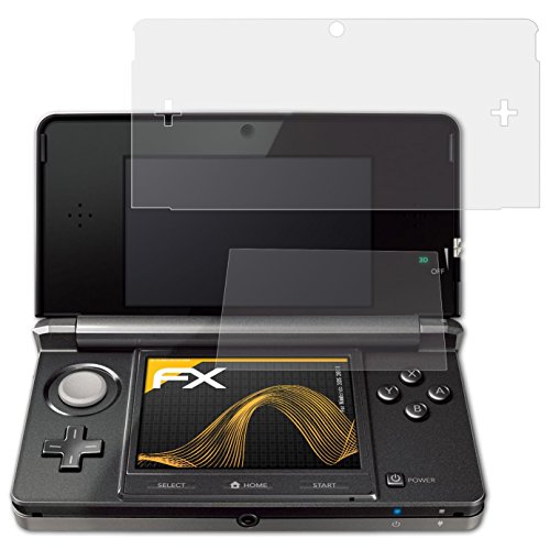 Preisvergleich Produktbild atFoliX 4050512280885 _ 4 3DS Displayschutzfolie (Bildschirmschutzfolie Anti-reflejante, Nintendo, 3DS, Kratzresistent, transparent, 3 Stück (S))