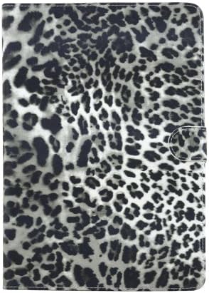 Apexel Leopard Pattern New Leather Smart Cover Case with Buckle for iPad Mini/iPad Mini 2 /iPad Mini 3 Black