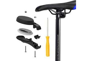 Biglumin Supporto bicicletta - Supporto nascosto airtag per bicicletta localizzatore live, Accessori bicicletta con protezione antifurto compatibile, con mountain bike, bici da corsa.