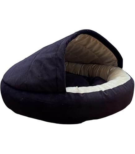 K&H Self-Warming Cat Cave Bed - Cozy Hut For Cats & Small Dogs, No Electricity Needed, Machine Washable