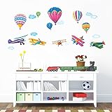 Rainbow Balloon Light Shade - Blue Paper Lantern Bedroom Fun Lamp(44).jpg