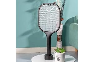PORCHEX Mosquito Killer Racket Rechargeable Handheld Electric Fly Swatter Mosquito Killer Racket Bat with UV Funko My Hero Ac