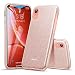Produktbild ESR kompatibel mit iPhone XR Hülle, Glitzer Hybrid Schutzhülle [Weiche TPU Abdeckung + Glitzer Papier + PP innere Schicht] Bumper Case Hülle für iPhone XR (Korallfarben)