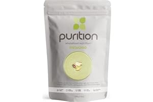 Purition Pistachio Large Bag | Premium High Protein Powder for Keto Shakes and Smoothies with Only Natural Ingredients for Weight Management | 1 x 12 Meal Bag