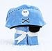 Bathing Bunnies Hooded Pirate Bath Robe Cotton for 1-3 Year Old