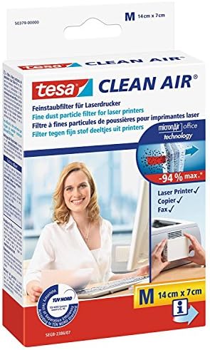 Tesa Saver Set 4x 50378 Double Clean Air Fine Dust Filter 10 x 8 cm Clear