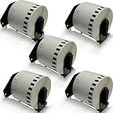 Kompatibel für Brother DK-22205 . Einfach einsetzen und losdrucken.