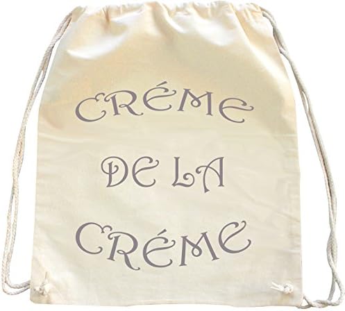 Mister Merchandise Drawstring Bag Backpack Creme de la Creme , Color: Natural