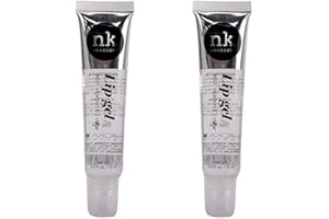 2 PACK!! NICKA K NEW YORK Clear Lip Gel with Vitamin E (Clear)