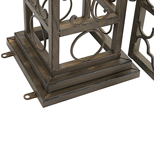 Gartenpforte Gartentor Gartentür Eingangstor Hoftür, B120xT22,5xH125cm, Metall, Antik-Optik, Tor mit Pfosten - 7