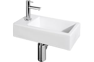 ‎DIFFERNZ Differnz Helios Fonteinset - Koudwaterkraan Links - Chroom - 37.5 x 18.5 x 9.5 cm