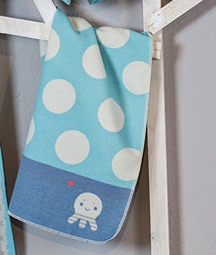 Preisvergleich Produktbild Fussenegger Babydecke gekettelt jade Größe 70x90 cm