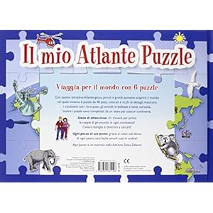 Il mio atlante puzzle. Libro puzzle