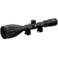 Nikko Stirling Mountmaster 4-16x50 AO parallax focus Half Mil Dot Rifle Scope + 9-11mm Dovetail Mount Rings