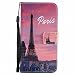 Produktbild Handyhülle Motorola Moto G5 Plus Hülle, Ougger Eiffelturm Tasche Leder Schutzhülle Bumper Schale Weich Tasche Magnet Silikon Beutel Flip Cover mit Kartenslot