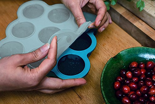 Schadstofffreier Gefrierbehälter zum Einfrieren und Aufbewahren von Babynahrung mit Deckel - 3