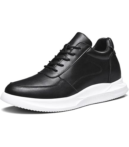 Scarpe Sneaker Uomo Con Aumento Altezza 8 Cm – Bianche, Traspiranti, Leggere, Con Ammortizzazione Ad Aria, Per Sport E Tempo Libero