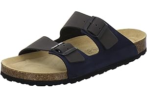 AFS-Schuhe 3100 Mules confortables en cuir pour homme, chaussures pour la maison et le travail, fabriquées en Allemagne