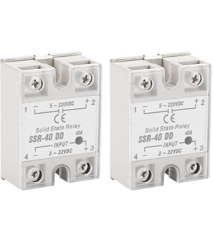 Relais Statique SSR-25 DD 25A 5-220VDC – Pour Automatisation Industrielle, Sans Étincelles