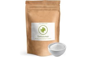 ‎VITALUNDFITMIT100 Bio Bambus Extrakt (organisch gebundenes Silizium) - 100 g - mit 75% Kieselsäure - beste Bioverfügbarkeit - ohne Hilfs- und Zusatzstoffe - Deutsche Herstellung & Abfüllung