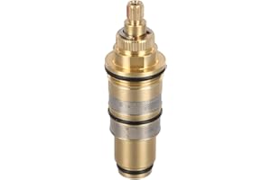 Laroal Robinet de baignoire thermostatique, pièce de rechange pour robinet de douche, mélangeur de douche, vanne de contrôle de température chaude et froide