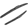 Oshotto Frameless (O.E.M Type) Replacement Wiper Blades Compatible with Jeep Compass (24" / 18")