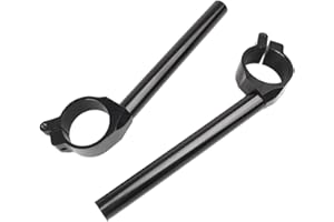 GZYF Motorcycle CNC Front Fork Clip-on Handlebars For Yamaha YZF-R6 2006-2010, Black