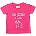 Big Sister in Training Pink Tshirt Baby Toddler Kids Available in Sizes 0-6 Months to 14-15 Years New Baby Sister Gift