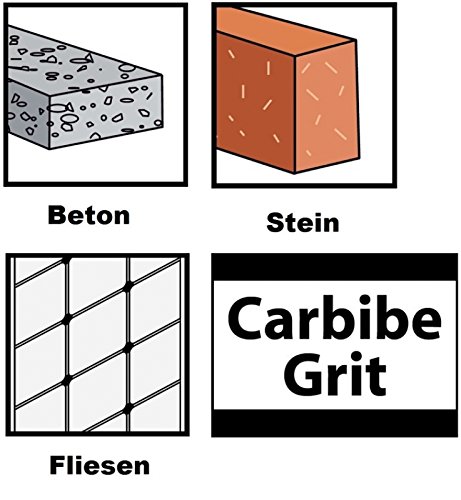 2x Hartmetall-Raspel HM, Dreiecksform für BLACK+DECKER Multifunktionswerkzeug - 2