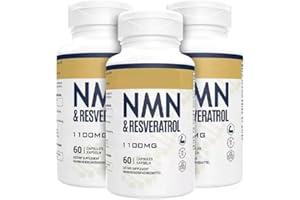 SOLEIL COLLECTIONS NAD+Resveratrol 60 Capsules, Powerful Antioxidant Supplement for Vascular & Anti-Aging, Enriched with Black Pepper Extract for Optimal Absorption (Pack of 2) (240 Count (4 Bottles))