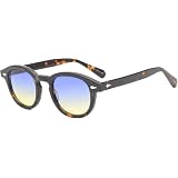 X-LAB occhiali da sole 8004 stile moscot Occhiali da sole uomo Unisex  (Bordeaux, Azzurro) : Amazon.it: Abbigliamento
