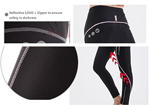 4ucycling Damen Bicycle Sitzpolster Radlerhose Reflektierenden Elementen Radbekleidung - 3