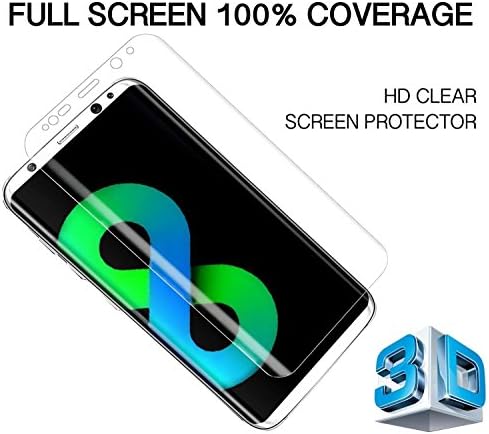 Galaxy S8 Plus Screen Protector, [Full Coverage] [Pack Of 1] [TPU Film][Case Friendly][Bubble-Free][Anti-Scratch] Easy To Install Screen Protector for Samsung Galaxy S8 Plus By DN-Alive