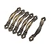 Produktbild sourcingmap 6 Stk Haushalt Bogenform Schmuck Kasten Tür Schublade Griff Bronze Ton DE de