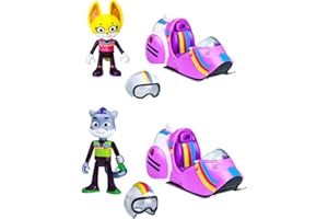 P.M.I. The Creature Cases Multi-Terrain Motorcycle – Water Vehicle Mystery Assortment | 1 of 2 Aquatic Bikes Sent at Random | Official Licensed Collectible by PMI Toys