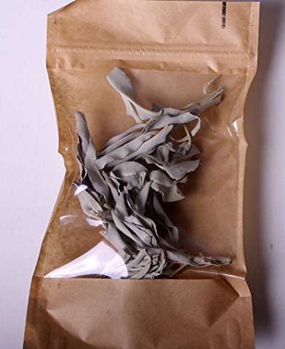 Premium per incenso spezie native Spirit, in materiale organico e sostenibile stazione di - confezionata in un sacchetto di elevata qualità aroma già estremità grande borsa - per affumicatura/miscele di resina per:, weißer salbei, 20gr