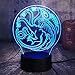 Produktbild Game of Thrones Lampe Ein Lied aus Eis und Feuer House of Targaryen 3D RGB LED Nachtlicht USB Tischlampe Home Decor Weihnachtsgeschenk