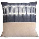 Leinenkissen, graues Kreidekissen 45cm. Europäische Leinen Handgefertigt von BeccaTextile.