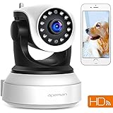 APEMAN 720P WiFi IP Camera Home Security Surveillance Camera Motion Detection with Night Vision Pan/Tilt Baby Monitor 2-Way Audio Support 128GB Micro SD