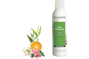 PRANAROM - Aromaforce - Spray Desinfectante con Aceites Esenciales Bio - Naranja Dulce y Ravintsara - Purifica y Desinfecta el Aire - 150 ml