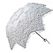 Produktbild LHZMD Schwarze Spitze Gewölbte Prinzessin Sonne, Schirmstange Alle Stahl, 8 Schwarze Farbe Alle Stahl Schirm Knochen, Schirm Gewebe Polyesterfaser, Gewicht 360G,Elegantbeige,M