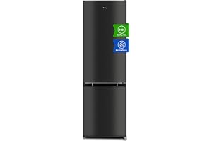 CHIQ Réfrigérateur congélateur bas FBM260L 262L (187+75), Low frost, Acier inoxydable, Portes réversibles, 39 db, 12 ans de garantie sur le compresseur