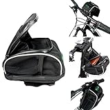 [Compatibilidad universal] Esta bolsa para cuadro de bicicleta es compatible con la mayoría de los teléfonos móviles, como iPhone XS Max / XR / X / 8 Plus / 7 Plus / 6s Plus / Samsung Note 9 / Note8 / S10 / S9 / S8 / A9s / HUAWEI Mate20 Pro / P30 Pro / nova 4 / nova 3 y otros teléfonos de menos de 6,5 pulgadas.